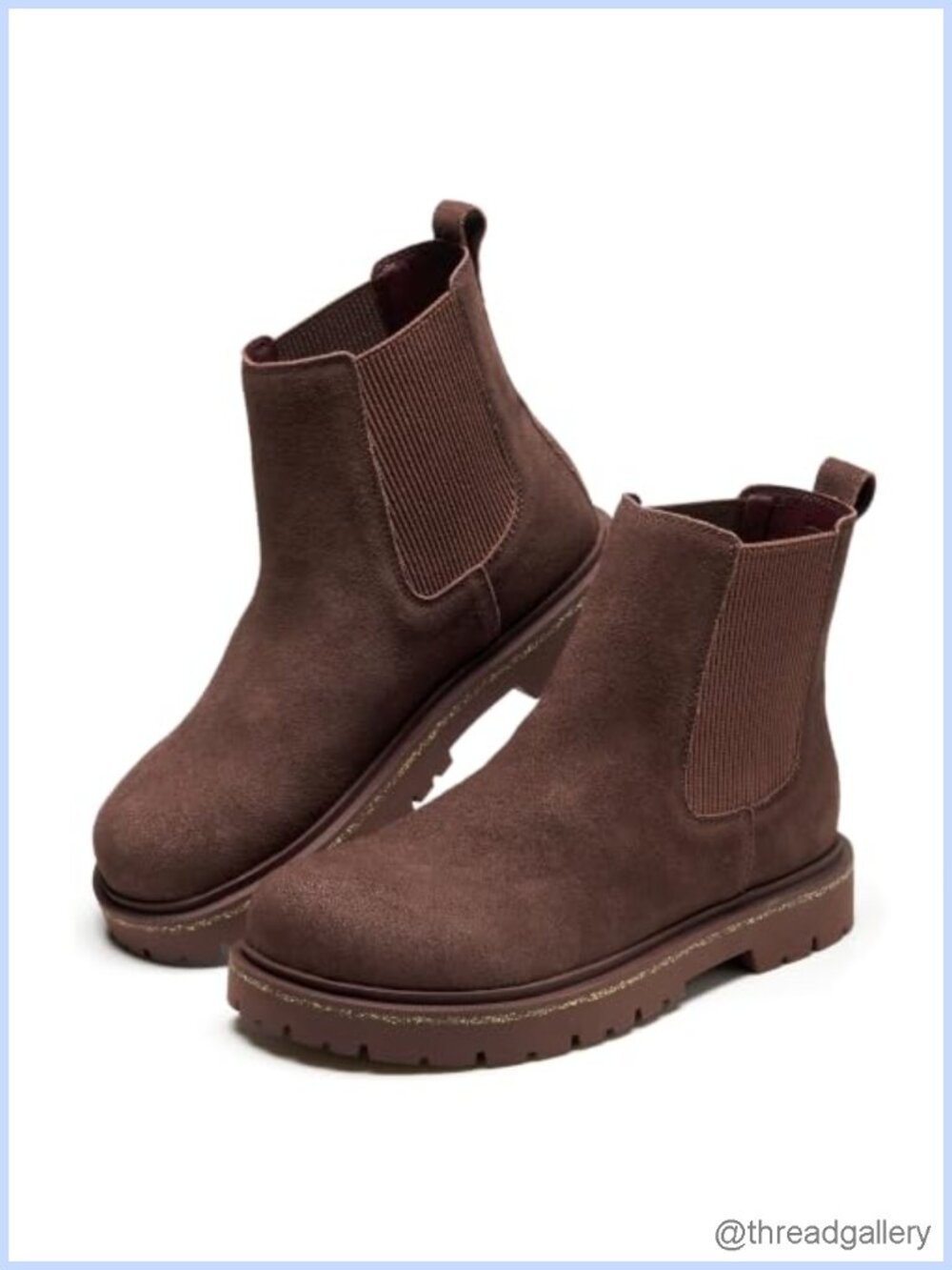 Genuine Leather Chelsea Ankle Boots Memory Foam Non-Slip Womens